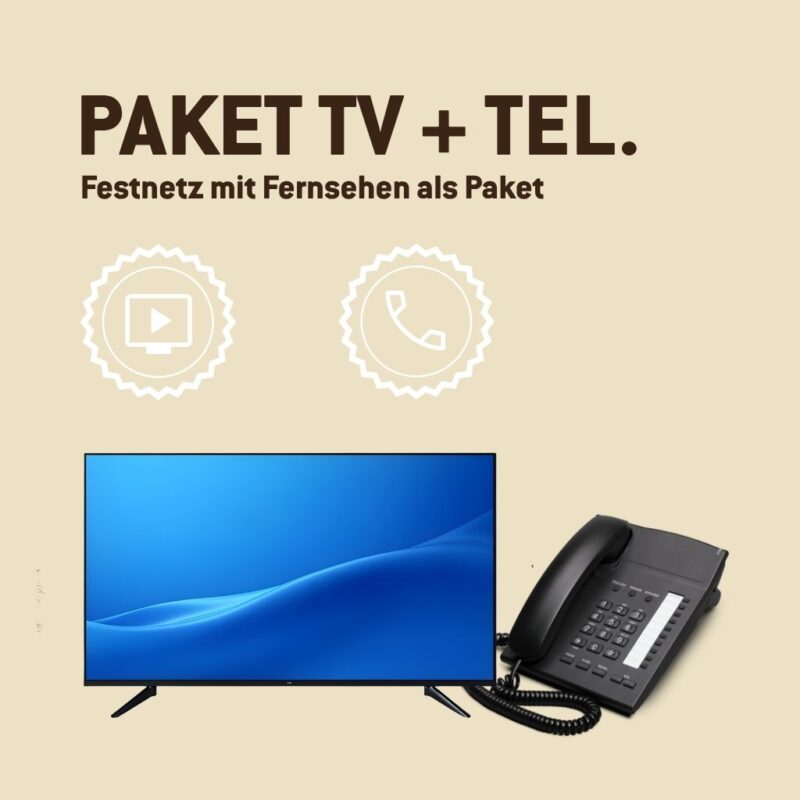 TV und Telefonie Paket von dorfnetz.li – Fernsehen und Festnetz aus einer Hand